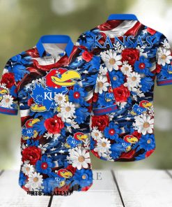 Kansas Jayhawks NCAA Independence Day 3D Full Printed Hawaiian Shirt