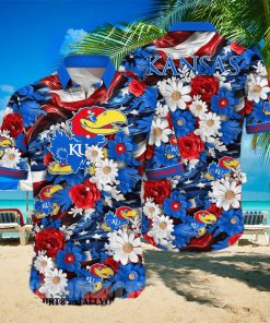 Kansas Jayhawks NCAA Independence Day 3D Full Printed Hawaiian Shirt