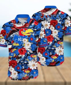 Kansas Jayhawks NCAA Independence Day 3D Full Printed Hawaiian Shirt