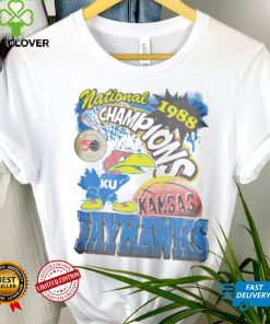 Kansas Jayhawks NCAA National Champions 1988 vintage shirt