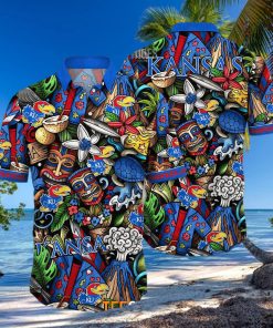 Kansas Jayhawks Ncaa Mens Floral Special Design Hawaiian Shirt