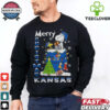 Georgia Bulldogs Snoopy And Woodstock Merry Christmas Shirt