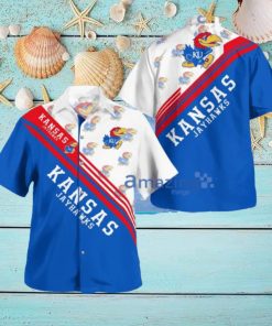 Kansas Jayhawks Standard Paradise Tropical Hawaiian Shirt