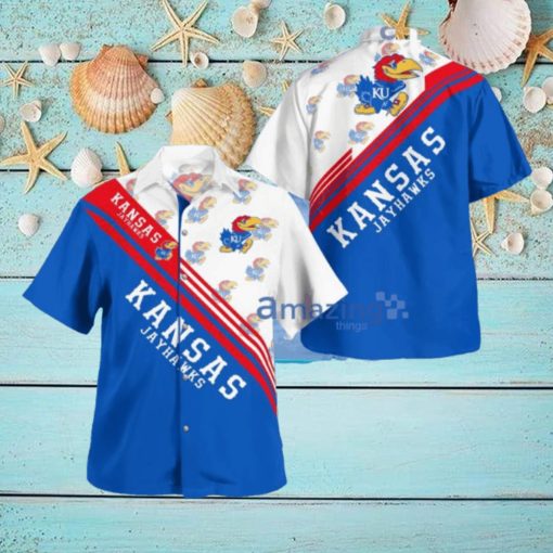 Kansas Jayhawks Standard Paradise Tropical Hawaiian Shirt
