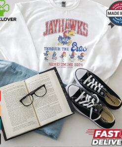 Kansas Jayhawks Through The Eras Homecoming 2024 Shirt