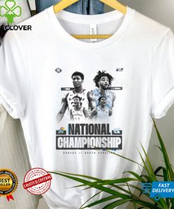 Kansas Jayhawks Vs North Carolina Tar Heels Men's Basketball National Championship March Madness 2022 NCAA Shirt Unisex Hoodie Sweatshirt