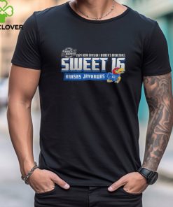 Kansas Jayhawks Wbb 2024 March Madness Sweet Sixteen Tee Shirt