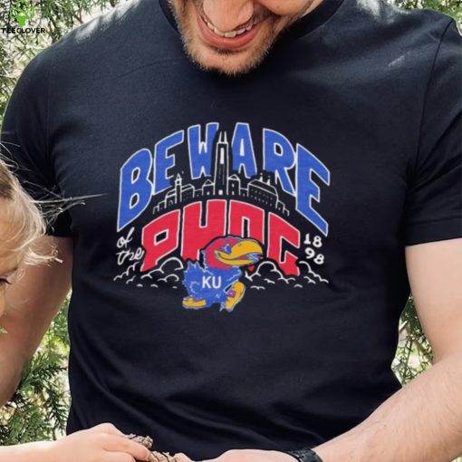 Kansas Jayhawks basketball beware of the Phog logo shirt