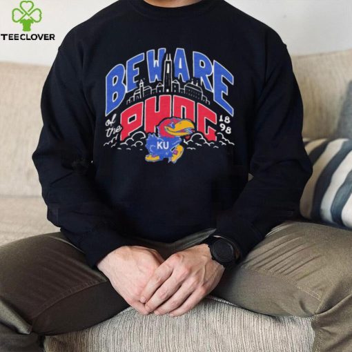 Kansas Jayhawks basketball beware of the Phog logo shirt