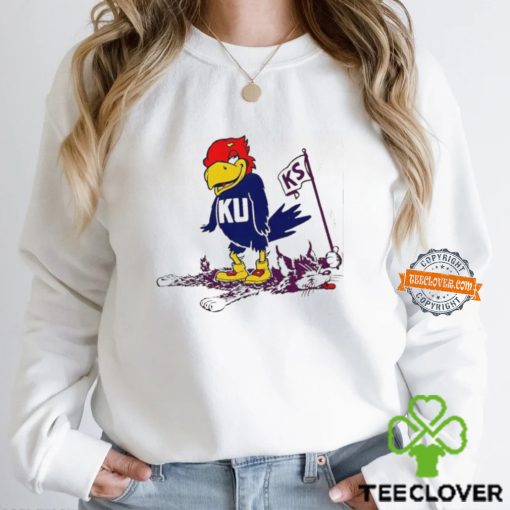 Kansas Jayhawks stomp on Kansas State Wildcats shirt
