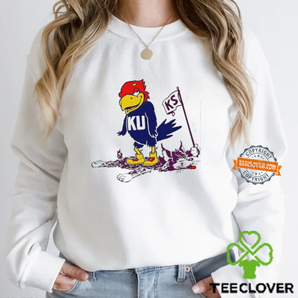 Kansas Jayhawks stomp on Kansas State Wildcats shirt Kansas Jayhawks stomp on Kansas State Wildcats shirt