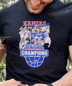 Kansas Jayhawks teams 2023 WNIT Women’s National Invitation Tournament Champions shirt