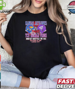 Kansas Jayhawks vs TCU Head To Head Football At Arrowhead September 28 2024 Shirt