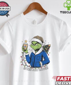 Kansas Jayhawks x Santa Grinch Is This Jolly Enough Merry Christmas Shirt