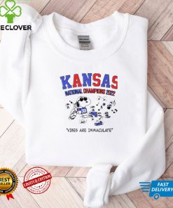 Kansas National Champions 2022 vibes are immaculate shirt