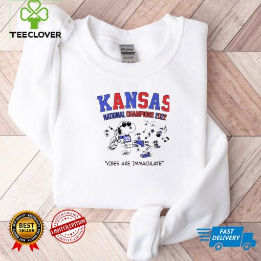 Kansas National Champions 2022 vibes are immaculate hoodie, sweater, longsleeve, shirt v-neck, t-shirt