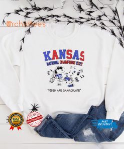 Kansas National Champions 2022 vibes are immaculate hoodie, sweater, longsleeve, shirt v-neck, t-shirt