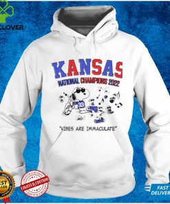 Kansas National Champions 2022 vibes are immaculate hoodie, sweater, longsleeve, shirt v-neck, t-shirt