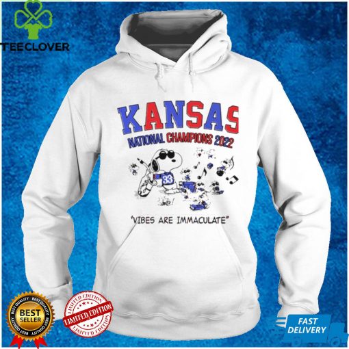 Kansas National Champions 2022 vibes are immaculate hoodie, sweater, longsleeve, shirt v-neck, t-shirt