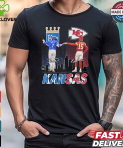 Kansas Sports Teams Bobby Witt Jr. And Patrick Mahomes 2024 Signatures Shirt