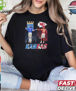 Kansas Sports Teams Bobby Witt Jr. And Patrick Mahomes 2024 Signatures Shirt 1 Kansas Sports Teams Bobby Witt Jr. And Patrick Mahomes 2024 Signatures Shirt