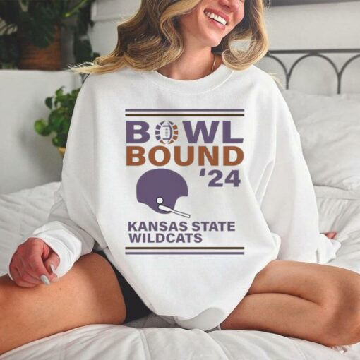 Kansas State Wildcats 2024 Bowl Bound Helmet Shirt