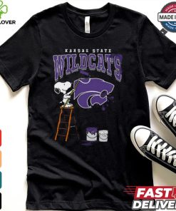 Kansas State Wildcats Snoopy Painting Shirt