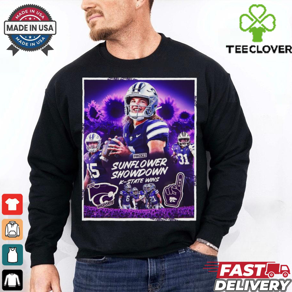 Kansas State Wildcats Wins Sunflower Showdown 2024 Shirt Kansas State Wildcats Wins Sunflower Showdown 2024 Shirt