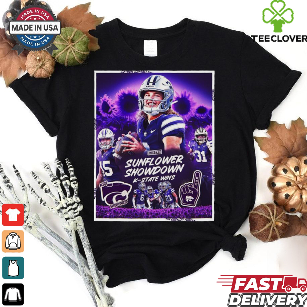 Kansas State Wildcats Wins Sunflower Showdown 2024 Shirt Kansas State Wildcats Wins Sunflower Showdown 2024 Shirt