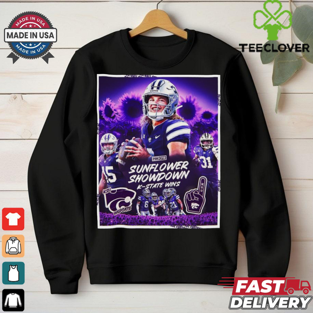 Kansas State Wildcats Wins Sunflower Showdown 2024 Shirt Kansas State Wildcats Wins Sunflower Showdown 2024 Shirt