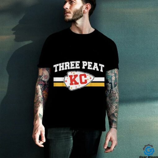 Kansas Sunday Game Day Retro 3 Peat Champ T Shirt