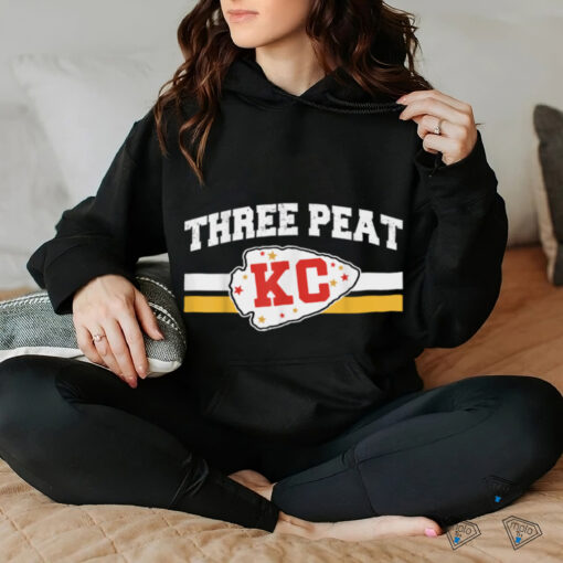 Kansas Sunday Game Day Retro 3 Peat Champ T Shirt
