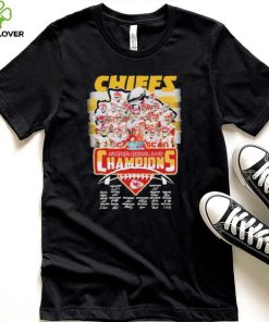 Kansas city Chiefs super bowl LVII champions signatures hoodie, sweater, longsleeve, shirt v-neck, t-shirt