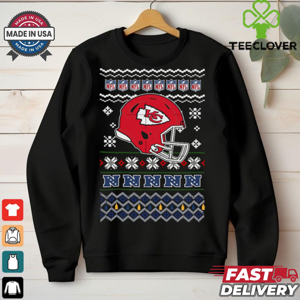 Kansas city chiefs NFL football Christmas helmet shirt Kansas city chiefs NFL football Christmas helmet shirt