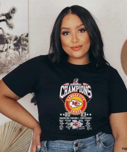 Kansas city chiefs champions 2023 2024 american football conference team signature shirt