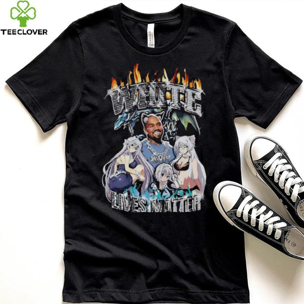 Kanye West Ye Anime White Lives Matter Shirt