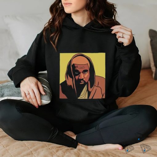 Kanye west face art poster new shirt