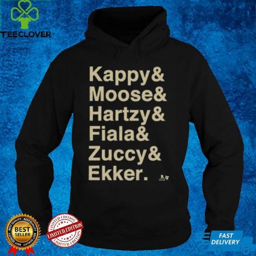Kappy&Moose&Hartzy&Fiala&Zuccy&Ekker Shirt + Hoodie   NHLPA