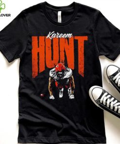Kareem Hunt 27 Cleveland Browns push up graphic shirt