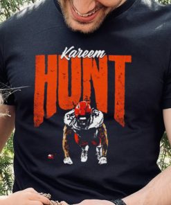 Kareem Hunt 27 Cleveland Browns push up graphic shirt