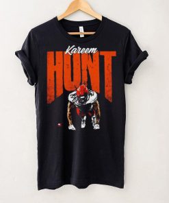 Kareem Hunt 27 Cleveland Browns push up graphic shirt