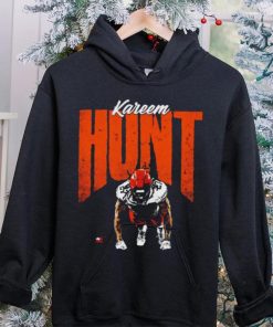 Kareem Hunt 27 Cleveland Browns push up graphic shirt