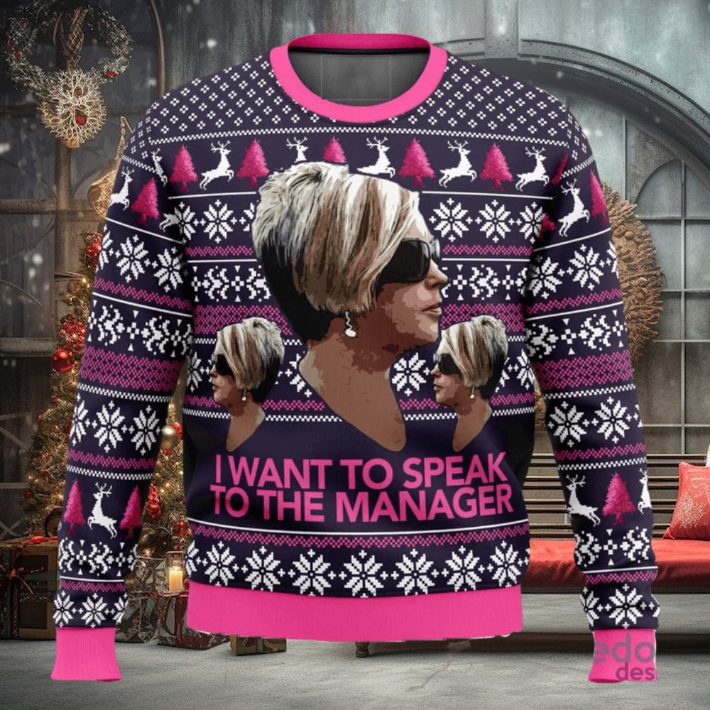 Karen Meme 3D Ugly Christmas Sweater Christmas Gift Ideas Party Gift