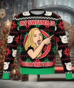 Karen Yelling At Grumpy Cat Meme For Ugly Sweater For Woman