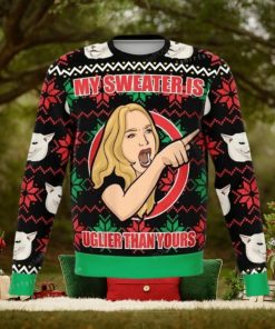 Karen Yelling At Grumpy Cat Meme For Ugly Sweater For Woman