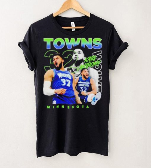 Karl Anthony 32 Towns Minnesota Basketball Player shirt