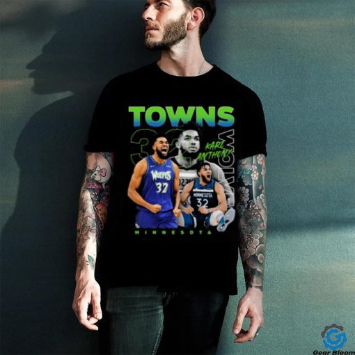 Karlanthony Towns Collage T shirt