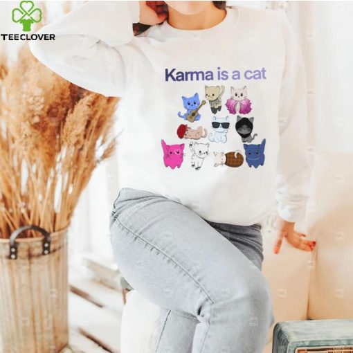 Karma Cat Taylor Swift Eras Tour Merchandise Gift T-Shirt
