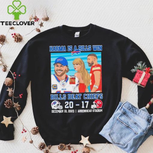 Karma Is A Bills Win Buffalo Bills Beat Kansas City Chiefs 20 – 17 December 10 2023 Arrowhead Stadium Shirt
