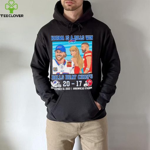 Karma Is A Bills Win Buffalo Bills Beat Kansas City Chiefs 20 – 17 December 10 2023 Arrowhead Stadium Shirt
